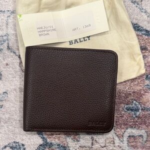 Bally Dark Brown Leather Billfold